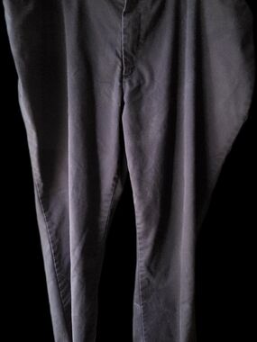 Lee Womens Black Straight-Leg Pants